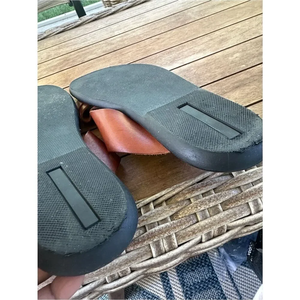 Mercanti Fiorentini Brown Leather Men’s Sandals 11